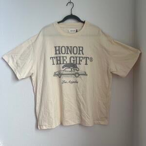 Honor The Gift Bone HTG Pack T-Shirt XL Oversized Box-Fit Streetwear Retro